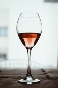 verre de vin rosé